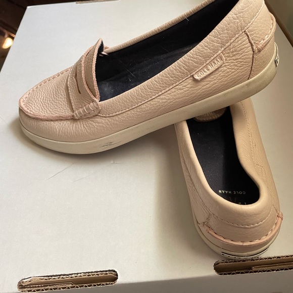 Cole Haan Leather Pale Pink Women’s Loafers-Size 8B - Picture 4 of 9